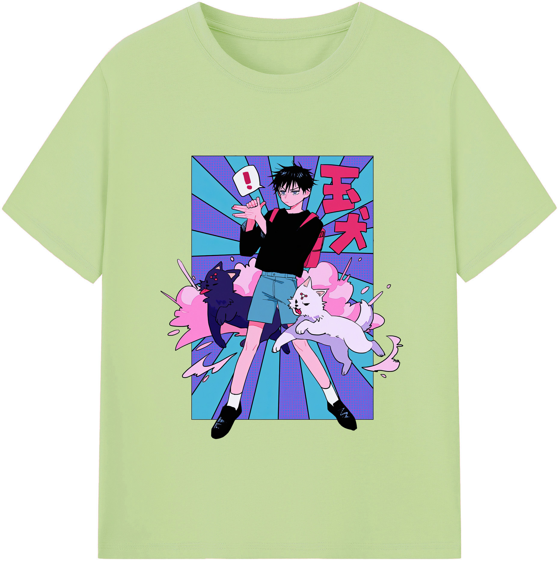 （画像用） 呪術廻戦 Jujutsu Kaisen 綿100％半袖Tシャツ（フロントプリント）